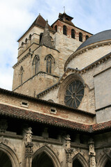 saint-etienne cathedral in cahors (france)