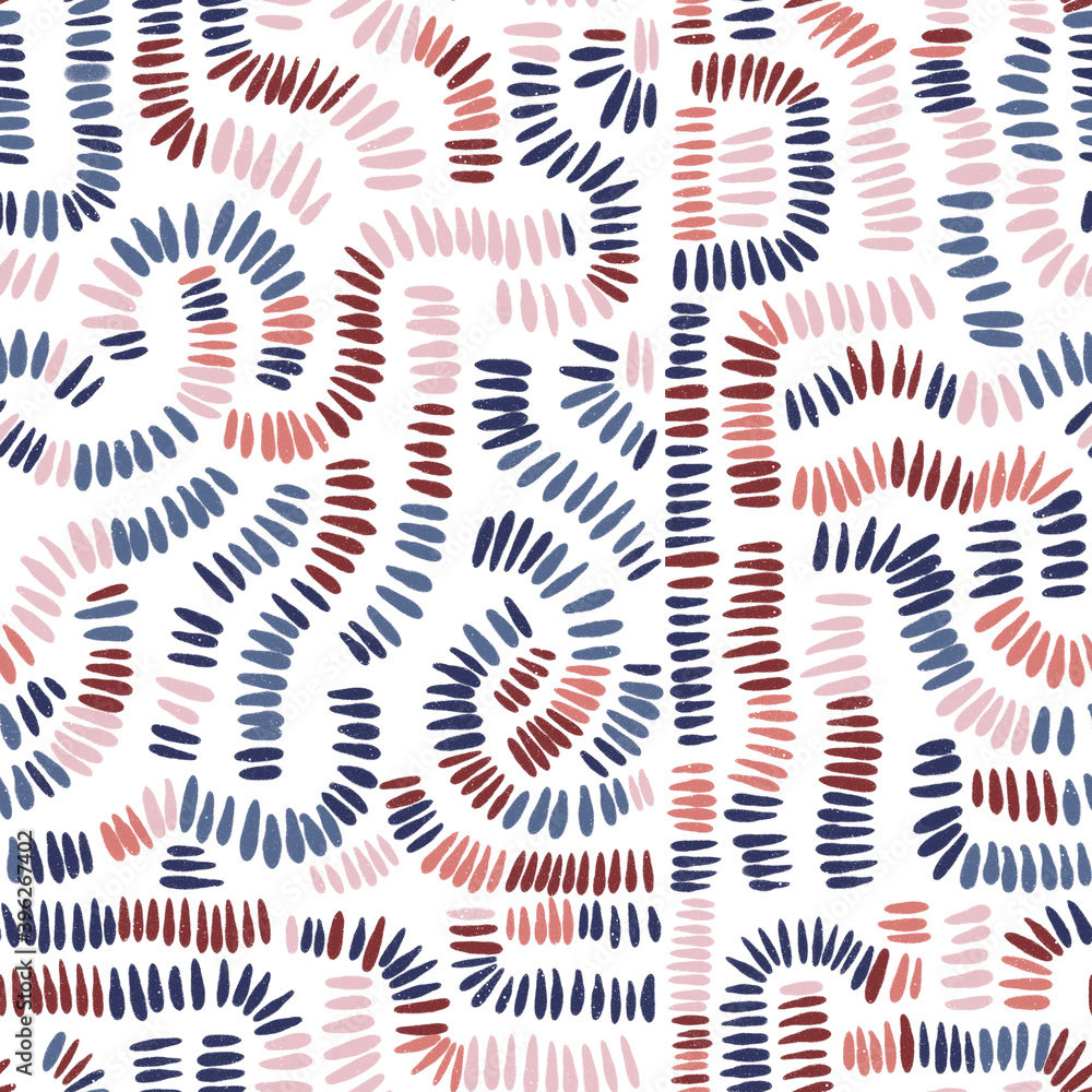 Poster graphic linear seamless pattern. abstract color colorful background