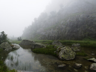 Bruma en el Pirineo