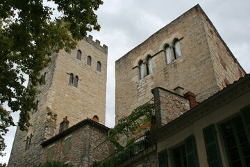 the tower of the pope john XXII in cahors (france)