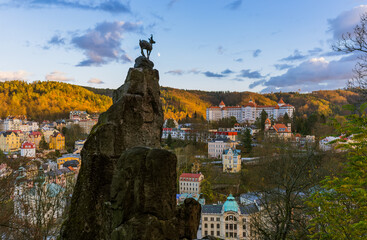 Deer sculpture in Karlovy Vary - Czech Republic © Nikolai Sorokin