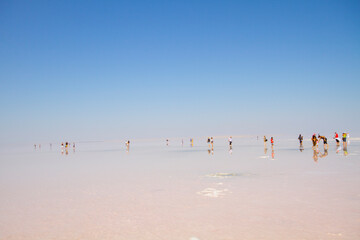 Lake Salt is the second largest lake in Turkey