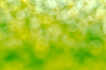Obraz premium Herbal sunny abstract airy blurred background. Lots of translucent bokeh circles.