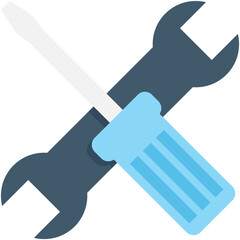 
Repair Tools Flat Vector Icon
