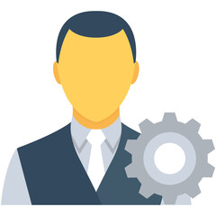 
Manager Flat Vector Icon
