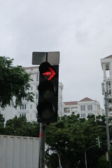 red traffic light