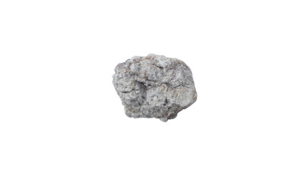 gneiss rock specimen on white background. gneiss is metamorphic rocks.Stone on white background