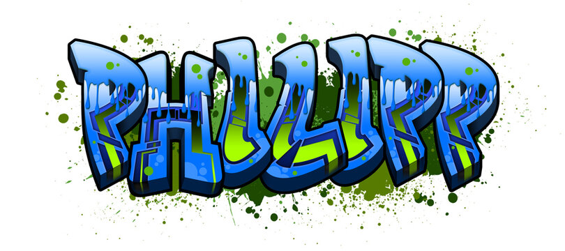 Philipp in Graffiti