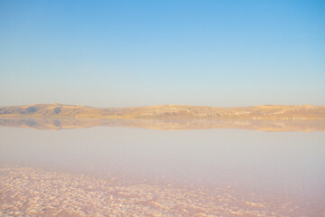 Lake Salt is the second largest lake in Turkey