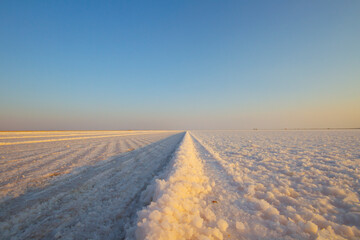 Lake Salt is the second largest lake in Turkey
