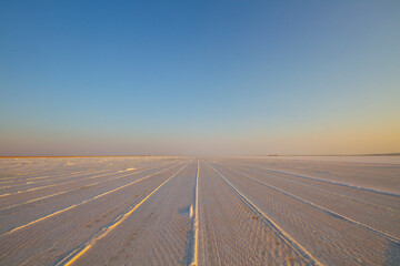 Lake Salt is the second largest lake in Turkey