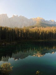 Autumn at Lake Carezza