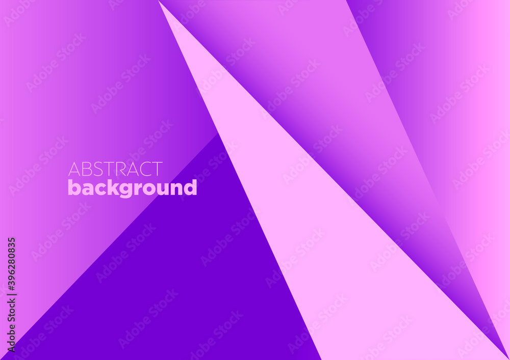 Poster horizontal abstract violet color background with graphic elements and place for text. vector illustr