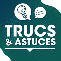 Trucs et astuces - Titre - Carré