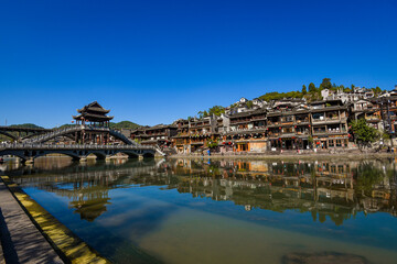  Beautiful scenery of Fenghuang ancient town
