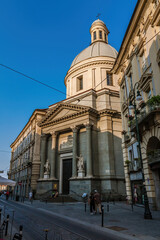 Fototapeta na wymiar Basilica of Saints Maurice and Lazarus, Turin