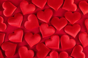 Valentines day hearts background