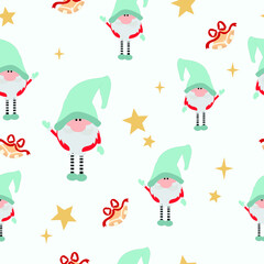 Fototapeta premium Beautiful christmas pattern for decoration