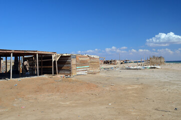Bedouin village near Sharm El Sheikh. Tourist place.  Sharm El Sheikh, Egypt