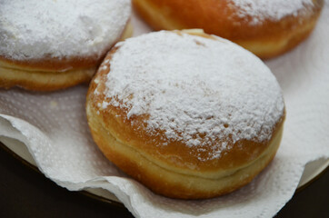 Hanukkah doughnut - Traditional jewish holiday food