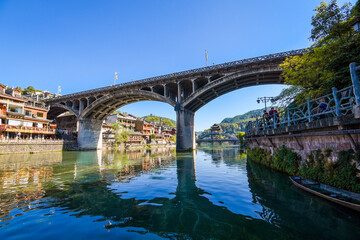  Beautiful scenery of Fenghuang ancient town