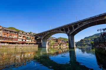  Beautiful scenery of Fenghuang ancient town