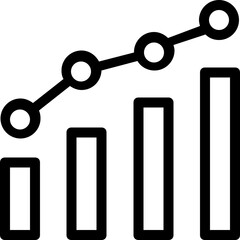 
Analytics Vector Line Icon
