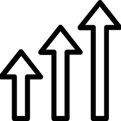 
Analytics Vector Line Icon

