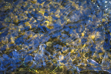 clean transparent fresh water stream background nature abstract
