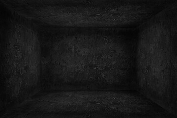 3d room vintage concrete, abstract background empty ruined room perspective wall floor corner