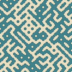 Abstract Geometric Pattern generative computational art illustration