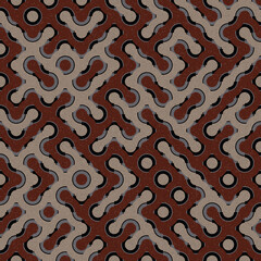 Abstract Geometric Pattern generative computational art illustration