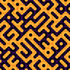 Abstract Geometric Pattern generative computational art illustration