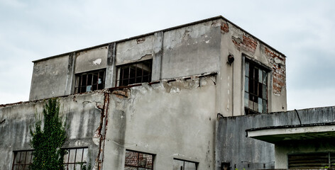 old industrial building in decay