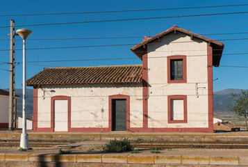 old train station in southern Spain
