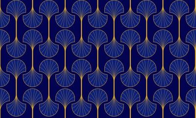 naadloos patroon met blauwe bloemen