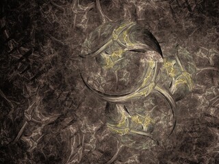 Imaginatory fractal background Image