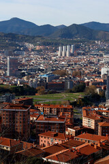 Naklejka premium Building in the city of Bilbao