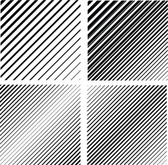 Abstract Vector Wave Stripes . Vertical Curved Lines .