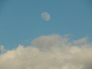 moon and clouds