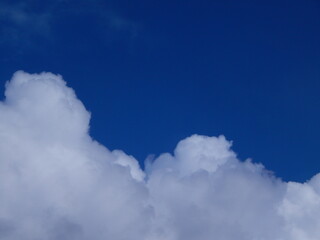 blue sky with clouds