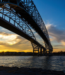 Bluewater Bridges at Dusk