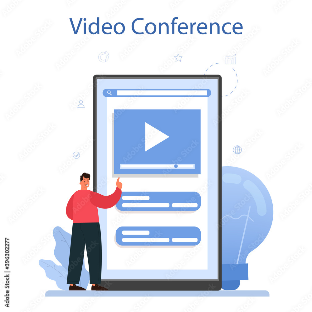 Poster solution online service or platform. solving the problem and finding