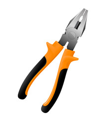 Vector illustration of Cutting Plier. 