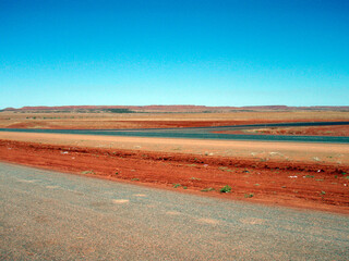 road in the australian desert