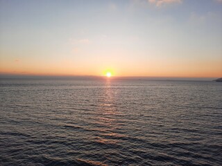 Obraz premium sunset over the sea