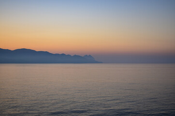 Arriving to Anafi in the morning