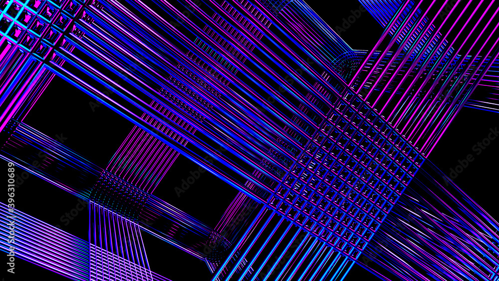 Poster abstract background with lines