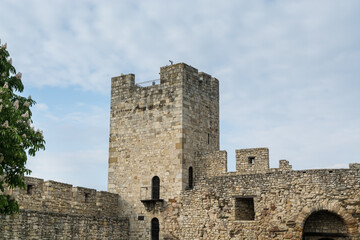 Fototapeta na wymiar Kalemegdan fortress in Belgrade,the most popular tourism destination in Serbia