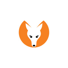 fox logo icon vector symbol design element